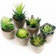 thumbnail image 1 of Pcs Indoor Artificial Plants, Fake Plants With Gray Pot Artificial Grass Decoration For Outdoor Wedding Office Table Garden, 1 of 4