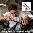 thumbnail image 4 of Thread Repairs Tool Kit, Screw Thread Restorer Set with Tap and Die Files, Automotive Combination Tool for Damaged Bolt Threads, Mechanic Hand Tool Set Red, 4 of 5