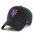 thumbnail image 1 of Gorra Clean Up Dad de los New York Mets del 47 de la MLB, negro/royal/naranja, 1 of 2