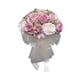 thumbnail image 2 of Ramo de novia con cinta de seda para dama de honor blanco violeta, 2 of 9