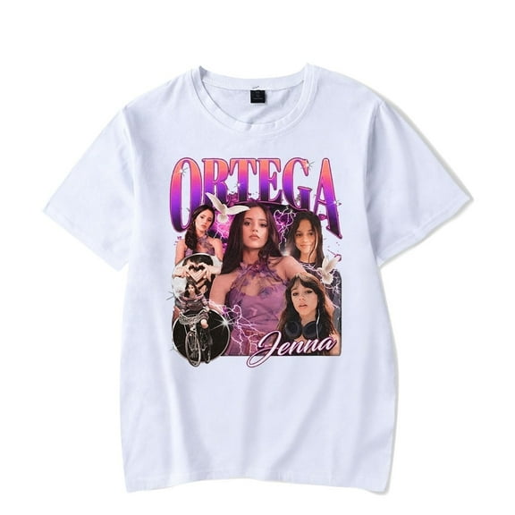 Jenna Ortega T-shirt Fashion Casual Short-sleeved Tops Unisex Cool Streetwear Summer T-shirt