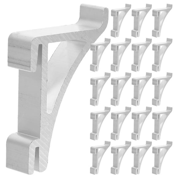 20 pinzas para estantes de refrigerador, prácticas pinzas de aluminio multifuncionales para refrigeradores y congeladores comerciales