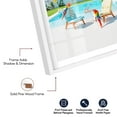 thumbnail image 4 of Parrot Paradise Poolside Shadowbox Print Coastal Art Prints by Notoriart, White Frame, 21 x 31, 4 of 7