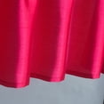 thumbnail image 3 of 3 Pieces Faux Silk Sheer Curtains Solid Color Rod Pocket Drapes for Kitchen Bathroom，Set with 2 Tiers 26x36 inch Each and 1 Valance 52x14 inch, 3 of 5