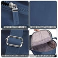 thumbnail image 5 of PULLIMORE Women Mini Backpack Purse Small Nylon Waterproof Fashion College Bag Casual Lightweight Shopping Travel Daypack, Navy, 5 of 10