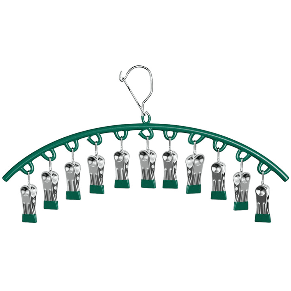 Laundry Drying Rack Clothes Hanger Clothespins Indoor Space Saver