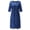 Dark Blue, variant on Joernso Formal Dress Lace Patchwork Women Crochet Flower Bodycon Dress for Wedding