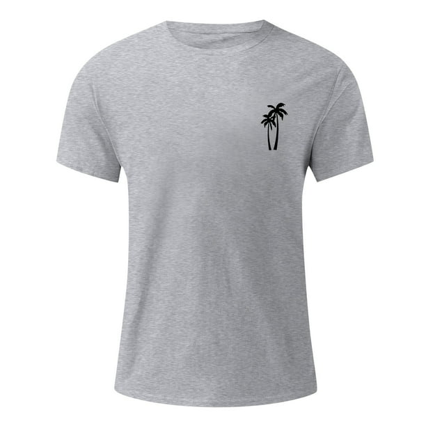 Playeras De Compresión De Verano Para Hombre, Camiseta De Manga Corta Con Cuello Redondo Y Estampado Parcial, Camiseta De Tendencia Con Estampado De Plumas