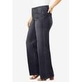 thumbnail image 5 of Roaman's Women's Plus Size Petite Plus Size Classic Stretch Wide Leg Jean, 5 of 6