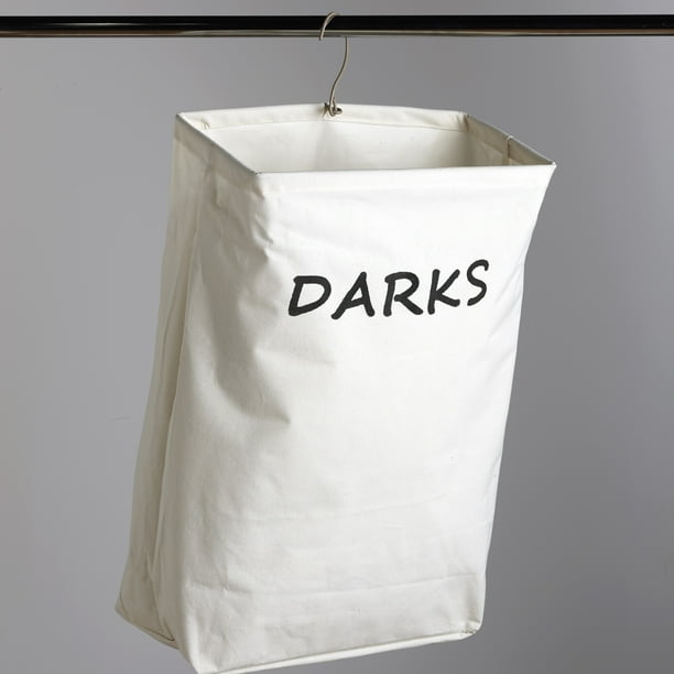 Wall Hanging Soft Side Laundry Hamper Space Saving Design