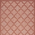 thumbnail image 4 of HomeRoots 480395 5 x 7 ft. Coral Orange Ikat Indoor & Outdoor Rectangle Area Rug, 4 of 5