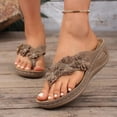 thumbnail image 5 of longantii Orthopedic Sandals for Women 2026 Dressy Casual Summer Wedge Flip Flops Comfortable Beach Vacation Sandals, 5 of 5