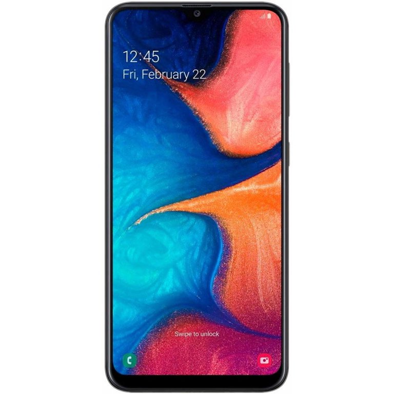 Restored SAMSUNG Galaxy A20 A205U 32GB Unlocked GSM Phone with