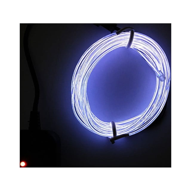 5M EL Wire Neon Rope USB Flexible Light Strip for Costumes, Car Decor & Backpacks, Bendable Party Lighting