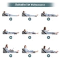 thumbnail image 4 of Juego de almohadas ortopédicas con forma de cuña Yojoker para dormir, 6 piezas, 4 of 9