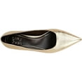 thumbnail image 4 of Naturalizer Women's Natalia Kitten Heel Pointed Toe Pump Dark Gold Leather 12M, 4 of 5