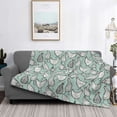 thumbnail image 2 of Yiaed Hand Drawn Chickens Print Blanket Throw Blanket Soft Cozy Flannel Blanket for Home Bed Sofa Couch Chair-50"x40", 2 of 6
