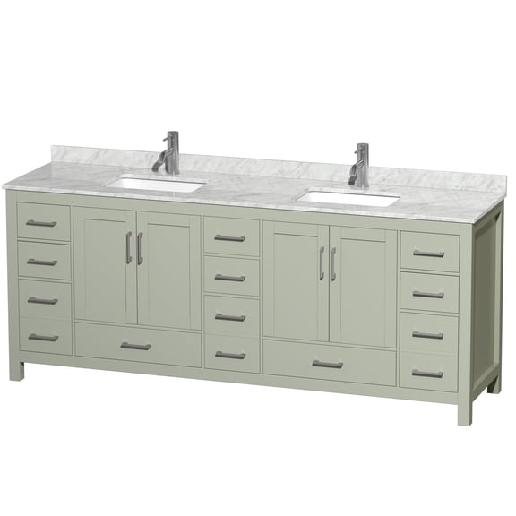 Wyndham Collection Wcs141484dunsmxx Sheffield 84" Free Standing Double Basin Vanity Set -