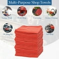 thumbnail image 6 of Dan River Shop Towel Red pack of 50 Reusable Heavy-Duty Shop Washcloth - 12x14in, 6 of 9