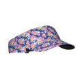 thumbnail image 2 of Yiaed graffiti style Skull flower Print Sport Sun Visor Hats Adjustable Empty Top Baseball Cap Cotton Ball Caps for Women and Men, 2 of 5