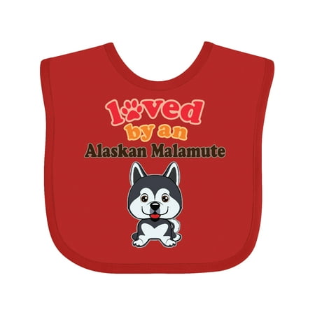 

Inktastic Alaskan Malamute Dog Gift Gift Baby Boy or Baby Girl Bib