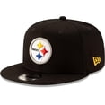 thumbnail image 1 of Gorra Snapback New Era NFL Pittsburgh Steelers, color negro, 1 of 5