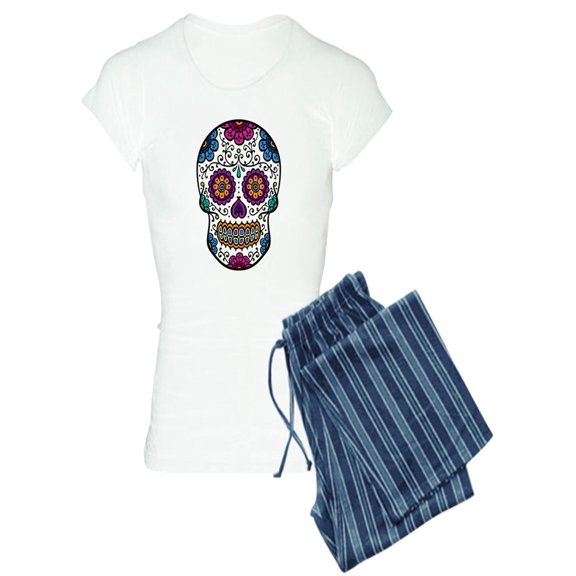 CafePress - Sugar Skull - Women's Light Pajamas