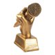 thumbnail image 4 of Micrófono dorado Trophy Maplefield Juvale, resina, 14 x 12 x 6 cm, 4 of 6