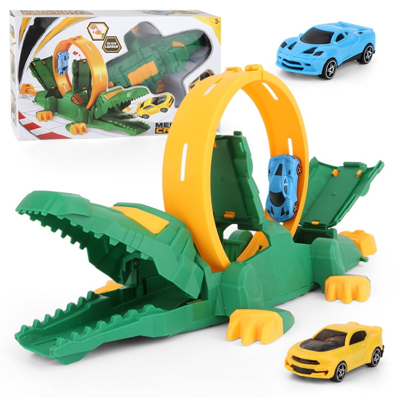 toy car track with loop