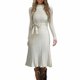 thumbnail image 4 of mfyjkho Vestidos para mujer, Vestido de suéter de cuello redondo para mujer Vestido de cuello redondo de manga larga Vestidos de playa para mujer m, 4 of 7