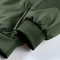 thumbnail image 4 of USNSM Men's Jacket Workwear Jacket Lightweight Casual Long Sleeved Spring Fall Windbreaker Zip Up Coat with Pocket Green XL, 4 of 7