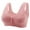 Pink, variant on Front Closure Bras for Women Daisy Bras for Older Women Everyday Bras Large Breasts Bralettes