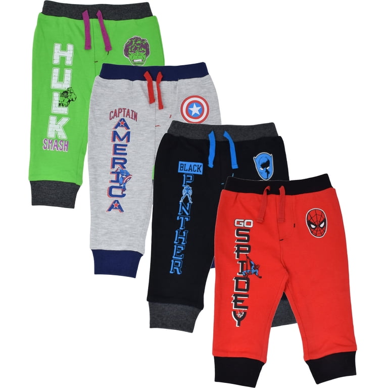 Marvel Avengers Jogger Pants 4-Pack, Boys photo 1