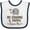 White and Navy, variant on Inktastic My Grammy and Pappy Love Me Grandchild Boys or Girls Baby Bib