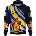 thumbnail image 3 of Sudadera con capucha con cremallera y estampado 3D de la bandera de Barbados, país de América del Sur, nueva moda para hombres y mujeres, sudaderas con capucha para deportes al aire libre y gimnasio 2, 3 of 5