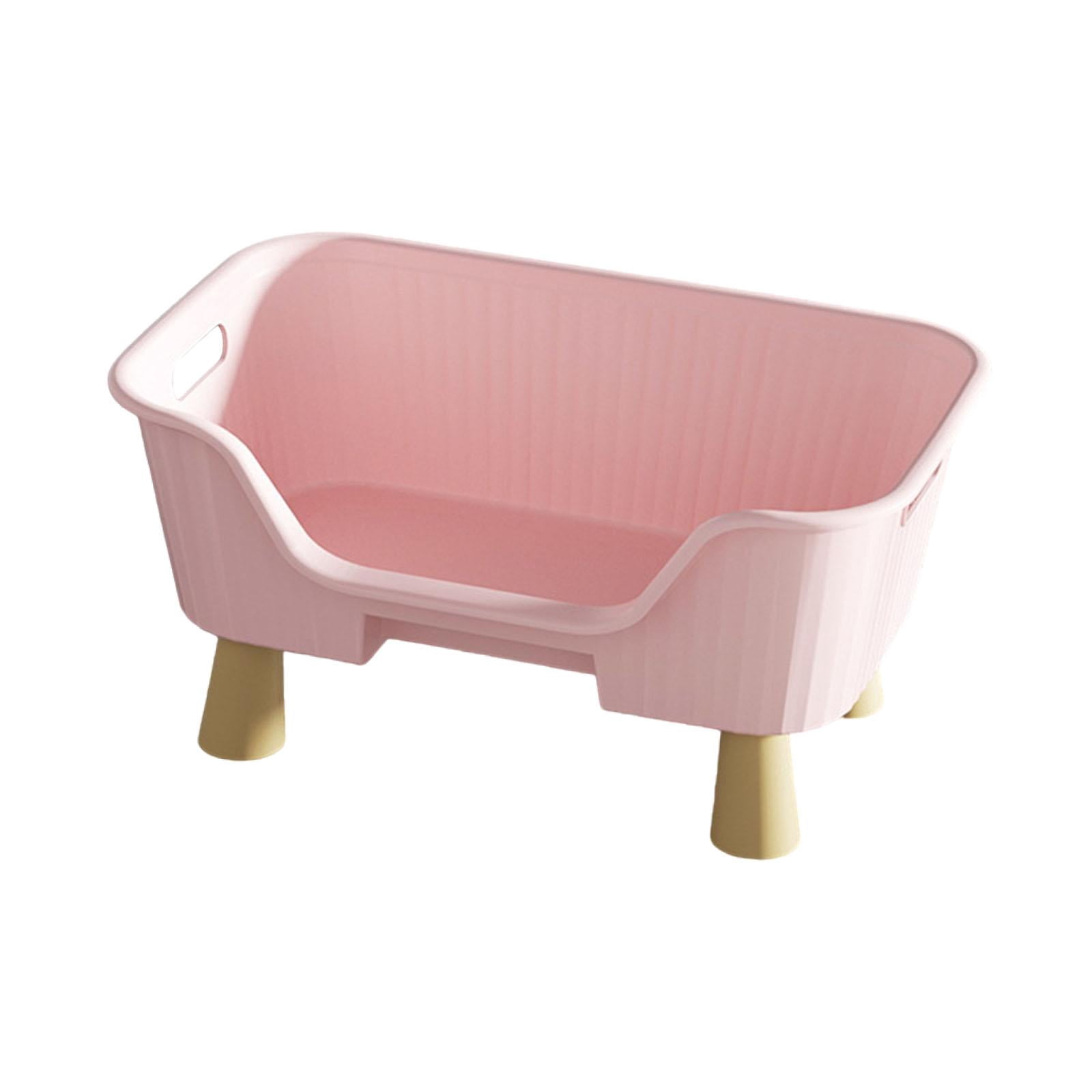 CarpNettore Cat Hammock Bed Elevated Cat Nest Furniture Raised Cat Cot for Kitten Kitty Cats M pink