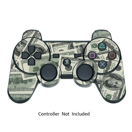 Ps3 Controller Skin - Skin Stickers for Playstation 3 Controller - Vinyl Sticker for DualShock 3 Wireless Game PS3 Sixaxis Controllers - Protectors Sticker Controller Decal Big Ballin