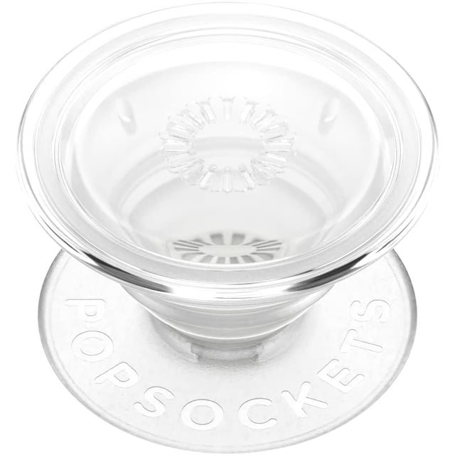 Phone Grip PopSockets a base de plantas con soporte transparente