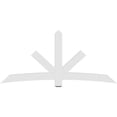 thumbnail image 4 of 96"W x 44"H x 2"D x 6"F, 11/12 Pitch, Alberta Architectural Grade PVC Gable Bracket, 4 of 8