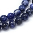 thumbnail image 2 of 1Strand Round Natural Sodalite Beads Strands 8mm Hole: 1mm 49pcs/strand 15.3 inch, 2 of 3