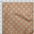 thumbnail image 4 of oneOone Silk Tabby Beige Fabric Asian Block Quilting Supplies Print Sewing Fabric By The Yard 42 Inch Wide, 4 of 4