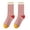 A-Red6, variant on Yuanlong Womens Crew Socks Color Block Stripe Mid Calf Socks Soft Breathable Comfort All Season Daily Stylish Casual Socks