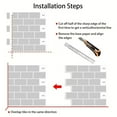 thumbnail image 3 of DEWOO Peel and Stick Backsplash - 10 Sheets of 12"×12" - 3D Adhesive Peel and Stick Tile Backsplash for Kitchen, Bathroom, Wall Tile, Gray, 3 of 13