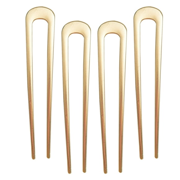 BALAHAPY 4Ud Horquillas Decorativas De Estilo Vintage Dorado Para Peinados Con Adorno De