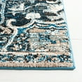 thumbnail image 3 of SAFAVIEH Vintage Hamadan Kiaran Medallion Area Rug, Blue/Ivory, 5'3" x 7'6", 3 of 7