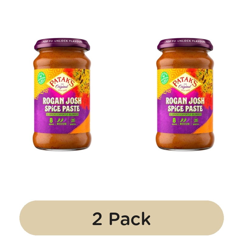 Patak's Rogan Josh Spice Paste 283g, British Import (Pack of 2)