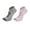 Gray Pink, variant on Women's Open Toe Yoga Socks with Anti-Slip Grip Sole Breathable Fabric for Barre and Pilates 2-Pack - One Size Fits Most, Gray Pink
