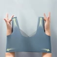 thumbnail image 5 of Kaemgyyd Plus Size Sports Bras for Women Fashion Lace Mesh Wirefree Padded Workout Yoga Bras Comfortable Full Coverage Seamless Bra, 5 of 6