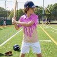 thumbnail image 5 of YunPes Boys Short Sleeve Polo Shirts Ice Cream Graphic Print Collared Golf Shirts Funny Preppy Uniform Kids Summer Pullovers, 5 of 6