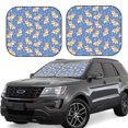 thumbnail image 1 of Vsdgher Corgi Print Car Windshield Sun Shade, Reflective Sunshade Window Sunshade Sun Visor Protector Fit for Cars,Trucks,SUVs-Large, 1 of 6
